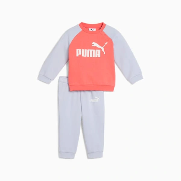 PUMA Minicats Essentials: Niedliches Raglan-Set für kleine Entdecker! Perfekt für Spiel und Spaß.