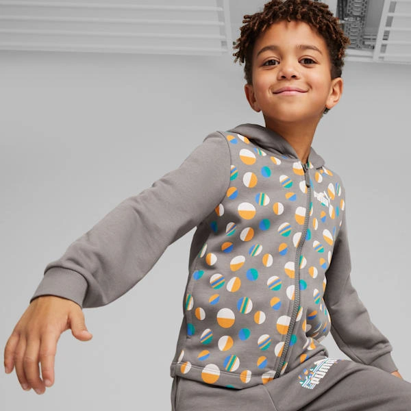 PUMA ESS+ SOMMER CAMP Hoodie für kleine Entdecker: Abenteuerlust inklusive!